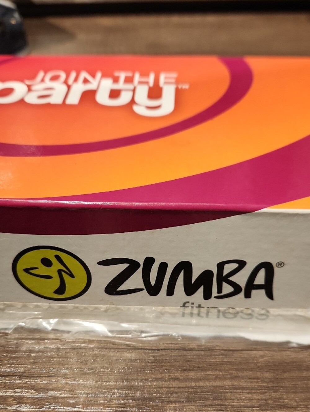 NIB Zumba Fitness Orange & Red 'Join The Party' Party Fitness Box